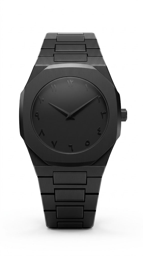 Stainless Steel Arabic Watch