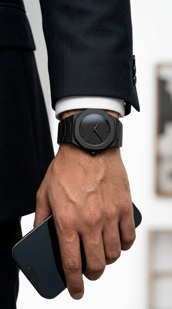 Stainless Steel Arabic Watch