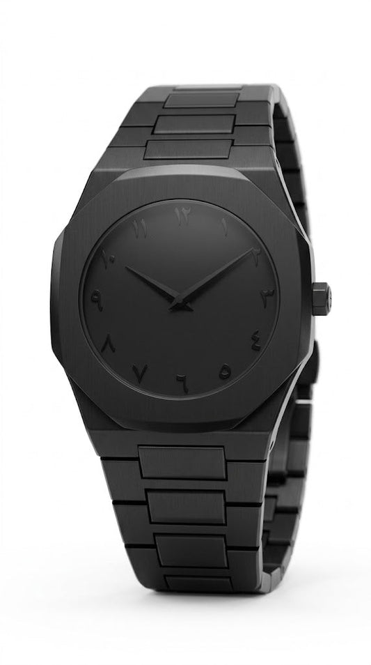 Stainless Steel Arabic Watch